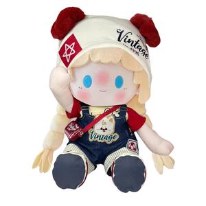 Кукла Big Brother Cotton Doll, плюшевая кукла, высота 40см Dolls and bears dance, Naked Doll+Puppy Berry Joy Set (Includes Hat)