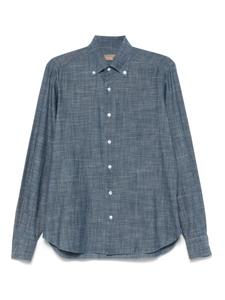 Рубашка оксфорд Barba, синий
