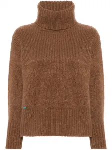 Джемпер Finest с высоким воротником Alanui, коричневый