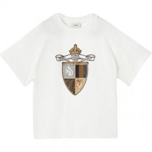 Футболка для младших школьников FENDI, белый