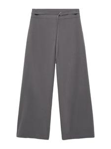 Широкие брюки MANGO MALI, серый