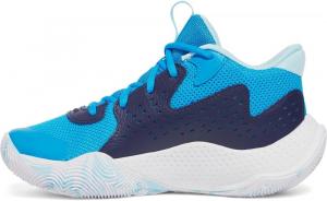 Баскетбольные кроссовки Under Armour Jet '23 для детей школьного возраста, синий