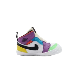 Кроссовки Air Jordan 1 Crib Bootie, разноцветный
