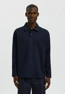 Поло Selected Polo shirt, Sky Captain/Dark Blue
