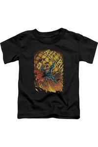 Футболка Superman Superman #1 с коротким рукавом для малышей Gildan, черный