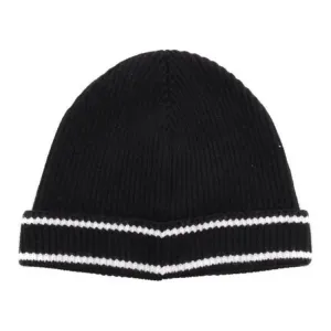 Шапка вязаная с логотипом BALMAIN, черный