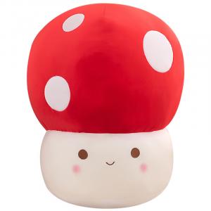 Mocha duck Новинка гриб, милая красная зонтик как растение детская тряпичная кукла плюшевая игрушка