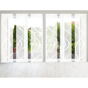 Раздвижная штора TIBERIO комплект из 6 штук Панельная шторка 6 шт. комплект раздвижных штор TIBERIO Home Wohnideen, кремовыйово-белый