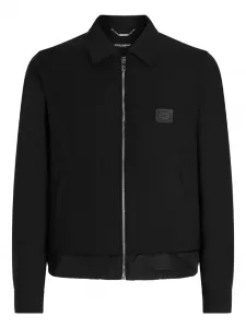 Ветровка на молнии DOLCE & GABBANA, черный