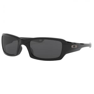 Солнцезащитные очки Fives Squared полированные черно-серые Oakley