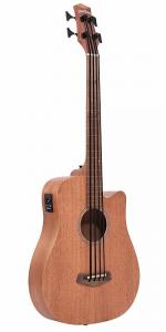 Басс гитара Gold Tone M-Bass25/FL Micro 25" Scale Fretless Acoustic/Electric Bass - Natural