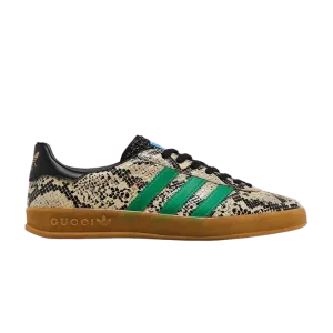 Кроссовки Gucci Adidas x Gucci Gazelle 'Python Print', коричневый