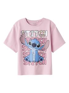 Рубашка NAME IT NKFNyri Stitch, темно-розовый/светло-розовый