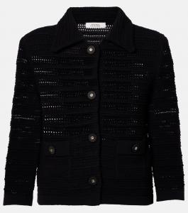 Точный кардиган из смесового хлопка Pointelle Dorothee Schumacher, Pure Black