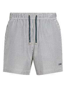 Плавки-шорты в полоску Zegna, белый