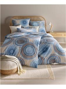 Heine Постельное белье натурального синего цвета