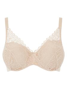 Бюстгальтер-футболка Chantelle Easy Feel Floral Touch, бежевый