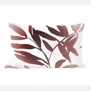 Декоративная подушка MuchoWow диванная подушка для гостиной декоративная подушка 50 x 30 см листья - дизайн - абстрактные - чехлы на диванные подушки - без наполнителя, мультиколор