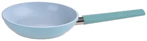 Красочная кухонная сковорода с керамическим покрытием Homeware Profession., синий