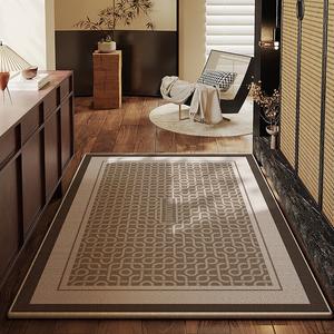 Budis Ковер 140х160 см для прихожей в винтажном французском стиле, водонепроницаемый, нескользящий, грязеотталкивающий