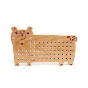 Petit Monkey Деревянный пазл для детей Медведь