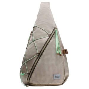 Lululemon Нейлоновая поясная сумка унисекс, Oak Brown/Mocha/Lime Green