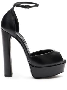 Сандалии Flora 140 мм Casadei, черный