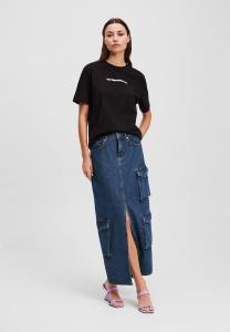 Юбка Karl Lagerfeld Jeans KARL LAGERFELD JEANS, Washed Dark Blue/Dark Blue