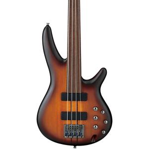 Ibanez Bass Workshop SRF700 Portamento 4-струнная безладовая электрическая бас-гитара Flat Brown Burst Накладка из палисандра