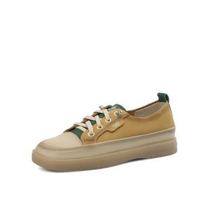 Легкие низкие кроссовки для скейтбординга, увеличивающие рост, для женщин BOERDIQI, Yellow