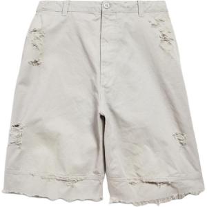 Шорты Casual SS25 мужские светло-серые Balenciaga, светло-серый