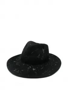 Федора с эффектом растрескавшейся краски Yesey, черный