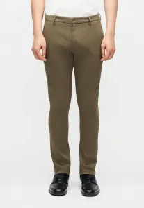 Брюки узкие чиносы гауберт чинос Dondup, Forest Green