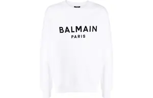 Свитер мужской белый BALMAIN