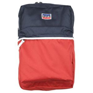 Рюкзак Levi's из полиэстера среднего размера унисекс синий и красный