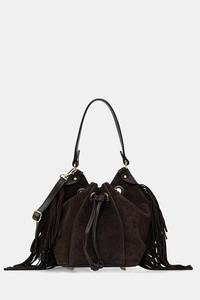 Замшевая сумка Answear.LAB, коричневый