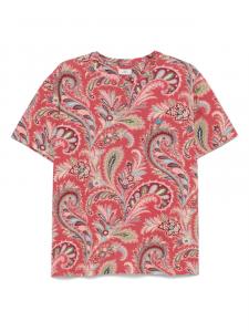 Футболка с принтом пейсли ETRO, розовый