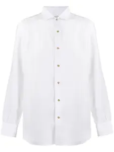 Рубашка стандартного кроя с французским воротником Mazzarelli, белый