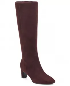 Женские сапоги Mabel Wide-Calf из замши Rockport, красный