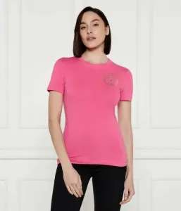 Футболка slim fit Versace Jeans Couture, розовый