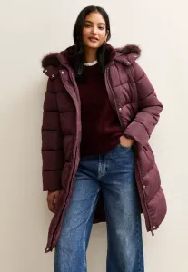 Длинное зимнее пальто-пуховик New Look, Burgundy