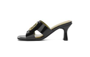 Женские тапочки-слайды с защитой от запаха HLA, Black