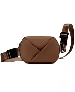 Элегантная сумка-трансформер на пояс Lux & Nyx, коричневый