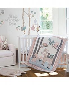 Комплект постельного белья Baby Everly из 5 предметов для детской кроватки Levtex, Blush, Crib Bedding Set