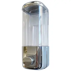 Дозатор мыла ADOB для жидкого мыла, шампуня, геля для душа или лосьона, цвет silberfarben