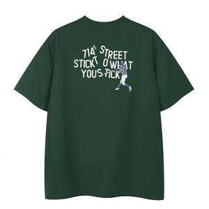 Футболка унисекс 714STREET, темно-зеленый