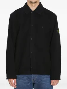 Рубашка с длинными рукавами Stone Island, черный