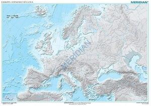 Гипсометрическая карта Европы Контурная подготовка Inna marka