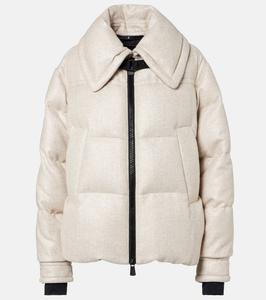 Сандане пуховик из шерстяной смеси Moncler Grenoble