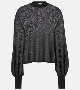 Свитер из ламе Alaïa, Noir Alaia